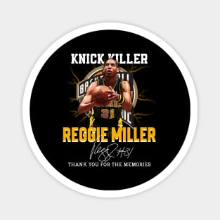 Reggie Miller Choke Sign Basketball Legend Signature Vintage Retro 80s 90s Bootleg Rap Style Magnet